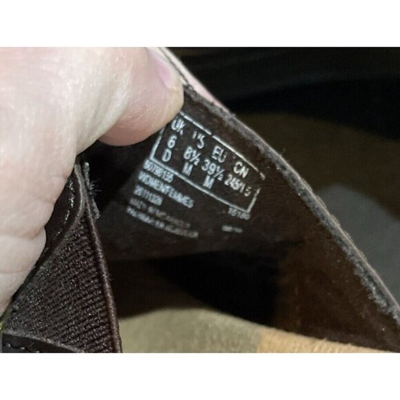 Clarks Collection Mules Clogs Shoes Size 8.5 Brown Soft Cushion Slip On Leather - Picture 7 of 7